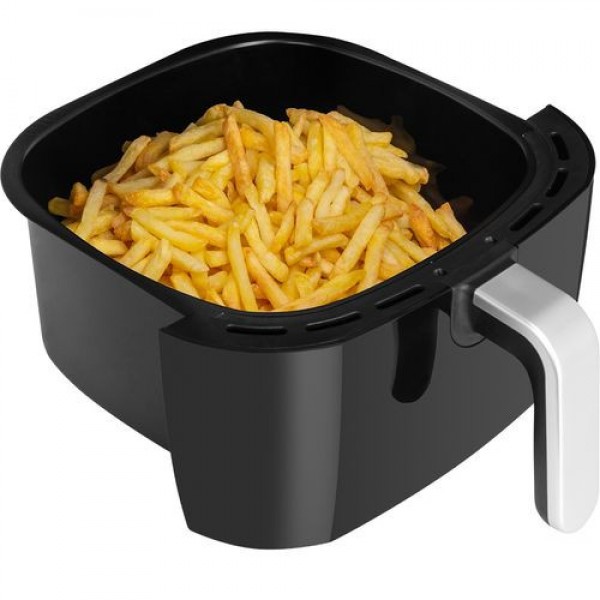 Friteuza cu aer fierbinte ECG AF 6000, 7 litri, 1800 W, 8 programe, control temperatura 30-200°C Friteuza cu aer fierbinte ECG AF 6000, 7 litri, 1800 W, 8 programe, control temperatura 30-200°C