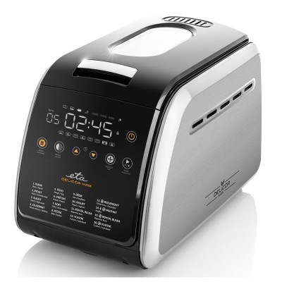 Masina de facut paine ETA Delicca II Max 7149 90040, 850W, 16 programe, capacitate 1,5 kg, otel inoxidabil