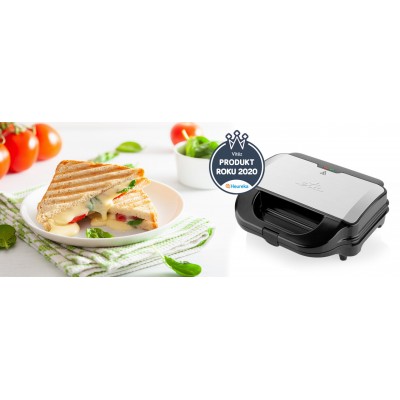Sandwich-maker 4 in 1, ETA Sorento 3151, 900 W, otel inoxidabil, 4 tipuri de placi detasabile Sandwich-maker 4 in 1, ETA Sorento 3151, 900 W, otel inoxidabil, 4 tipuri de placi detasabile
