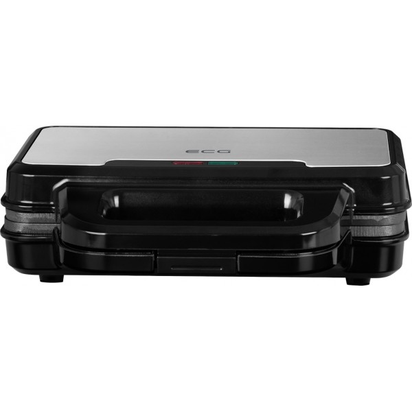Sandwich maker ECG S 2120 Grande, 900 W, 4 sandvisuri triunghiulare, design din otel inoxidabil si plastic Sandwich maker ECG S 2120 Grande, 900 W, 4 sandvisuri triunghiulare, design din otel inoxidabil si plastic