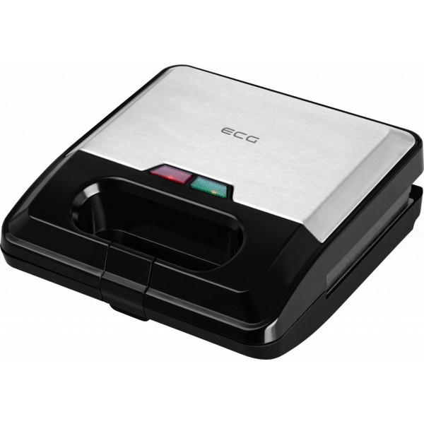 Sandwich-maker ECG S3173 3in1 Triangle, 750W, 3 tipuri de placi detasabile, negru-otel inoxidabil Sandwich-maker ECG S3173 3in1 Triangle, 750W, 3 tipuri de placi detasabile, negru-otel inoxidabil