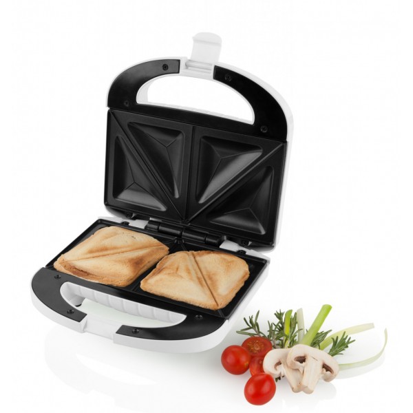 Sandwich maker GALLET SAUMUR CRO625, 800 W, 4 sandwich-uri triunghiulare, alb Sandwich maker GALLET SAUMUR CRO625, 800 W, 4 sandwich-uri triunghiulare, alb
