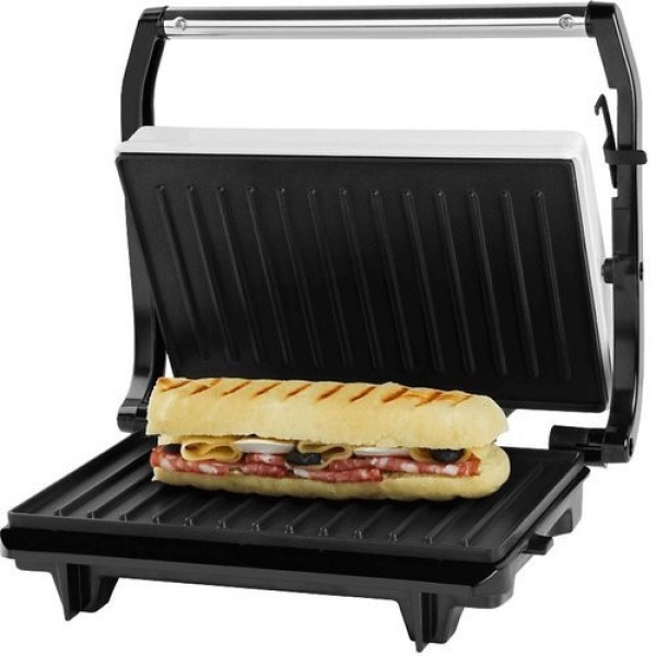 Sandwich maker & grill ECG S 1070 Panini, 700W, placi nonaderente Sandwich maker & grill ECG S 1070 Panini, 700W, placi nonaderente