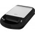 Sandwich maker grill ECG S 4310, 1200 W, 3 tipuri de placi interschimbabile 23 x 23 cm, unghi deschidere 105°