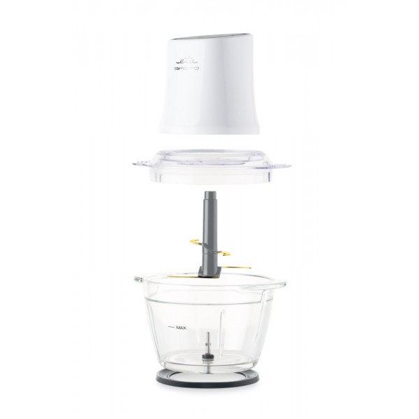 Tocator de alimente ETA Basto II 2079 90000, 400 W, bol din sticla, 1 litru, 2 viteze