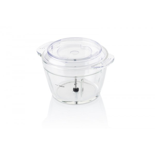 Tocator de alimente ETA Basto II 2079 90000, 400 W, bol din sticla, 1 litru, 2 viteze