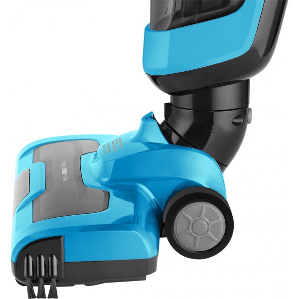 Aspirator vertical portabil 2in1 ECG VT 4520 Bruno, 90 W, baterie Li-Ion 18.5 V, sistem de filtrare cyclonic, albastru Aspirator vertical portabil 2in1 ECG VT 4520 Bruno, 90 W, baterie Li-Ion 18.5 V, sistem de filtrare cyclonic, albastru