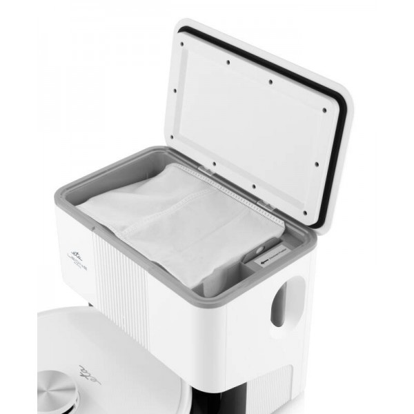 Robot aspirator si mop ETA Leone Pro 6244 90000, baterie Li-Ion 14.4 V/ 5200 mAh, Wi-Fi, navigatie laser, motor digital, alb