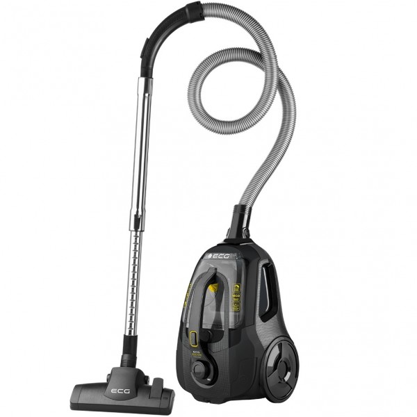 Aspirator fara sac ECG VP BS6120 Animal, 800 W, 2 litri, perie TURBO PET, filtre HEPA