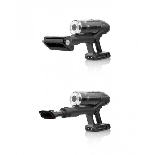 Aspirator vertical 2 in 1 ETA Sonar 2232 90000, baterie Li-Ion 25.2 V, 0.5 litri, 2 filtre HEPA, 3 niveluri de putere, imbinare flexibila, gri Aspirator vertical 2 in 1 ETA Sonar 2232 90000, baterie Li-Ion 25.2 V, 0.5 litri, 2 filtre HEPA, 3 niveluri de putere, imbinare flexibila, gri