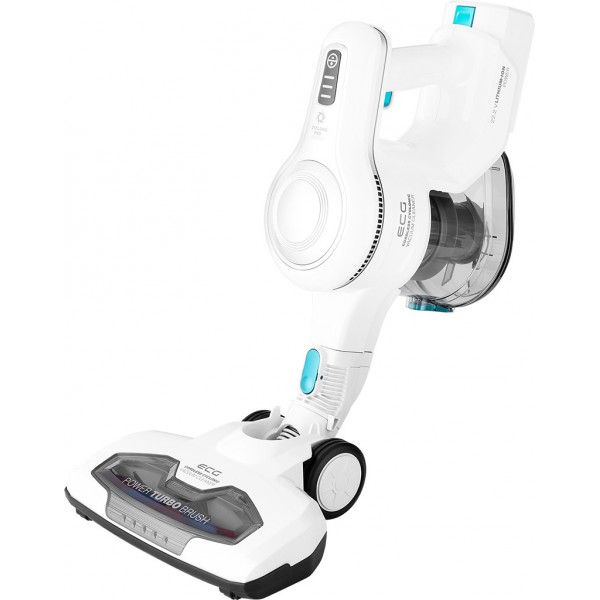 Aspirator vertical portabil 2in1 ECG VT 3620 Jean, 130 W, baterie Li-Ion 22.2 V, recipient 1.2 L, alb cu albastru Aspirator vertical portabil 2in1 ECG VT 3620 Jean, 130 W, baterie Li-Ion 22.2 V, recipient 1.2 L, alb cu albastru