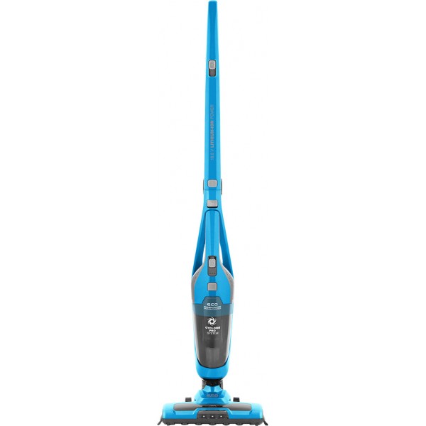 Aspirator vertical portabil 2in1 ECG VT 4520 Bruno, 90 W, baterie Li-Ion 18.5 V, sistem de filtrare cyclonic, albastru Aspirator vertical portabil 2in1 ECG VT 4520 Bruno, 90 W, baterie Li-Ion 18.5 V, sistem de filtrare cyclonic, albastru