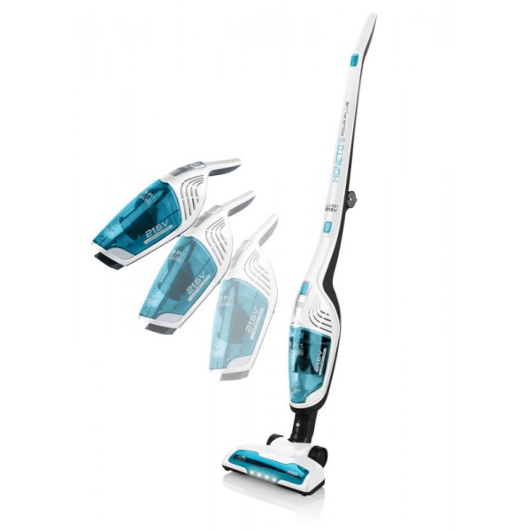 Aspirator vertical si mop 3 in 1 fara fir ETA Moneto II AQUA PLUS 6453 90000, Li-ion 21.6 V, 0.55 l