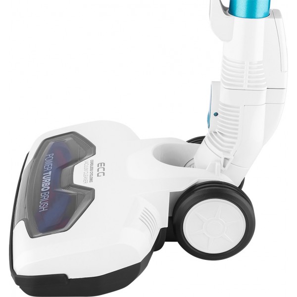 Aspirator vertical portabil 2in1 ECG VT 3620 Jean, 130 W, baterie Li-Ion 22.2 V, recipient 1.2 L, alb cu albastru Aspirator vertical portabil 2in1 ECG VT 3620 Jean, 130 W, baterie Li-Ion 22.2 V, recipient 1.2 L, alb cu albastru