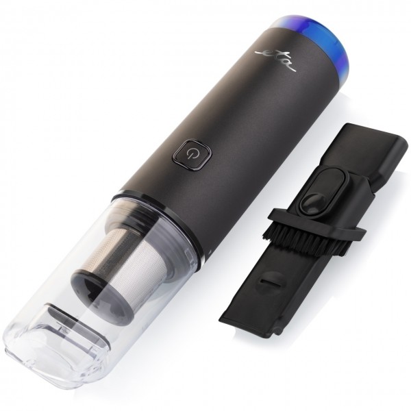 Aspirator fara fir ETA HANDY GO 0253 90000, motor BLDC digital, 65 W, Li-Ion 7,2 V, 2600 mAh, 85 ml, negru