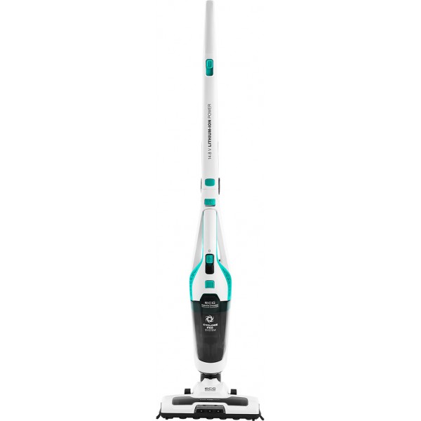 Aspirator vertical portabil 2in1 ECG VT 3420 Jerome, 75 W, baterie Li-Ion 14.8 V, sistem de filtrare cyclonic, verde Aspirator vertical portabil 2in1 ECG VT 3420 Jerome, 75 W, baterie Li-Ion 14.8 V, sistem de filtrare cyclonic, verde