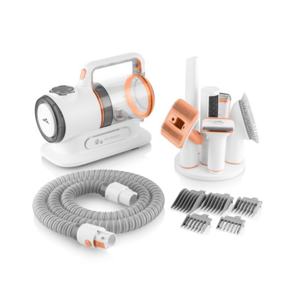 Aspirator 6 in 1 ETA Pet Master 4216 90000 pentru toaletarea animalelor de companie, silentios, alb/portocaliu Aspirator 6 in 1 ETA Pet Master 4216 90000 pentru toaletarea animalelor de companie, silentios, alb/portocaliu