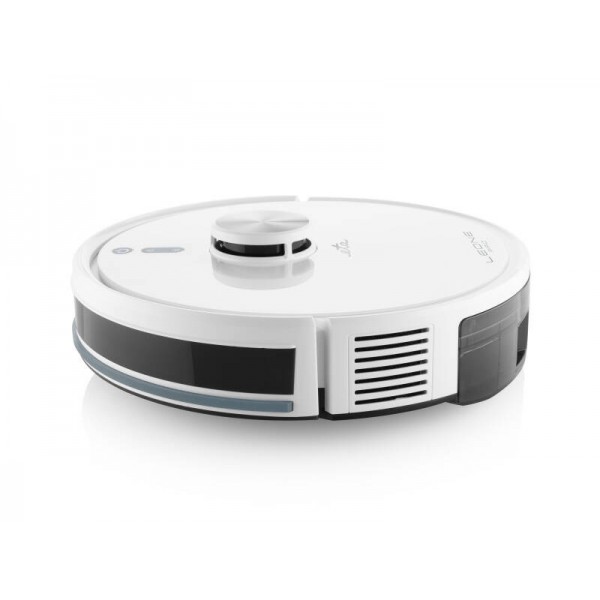 Robot aspirator si mop ETA Leone Pro 6244 90000, baterie Li-Ion 14.4 V/ 5200 mAh, Wi-Fi, navigatie laser, motor digital, alb