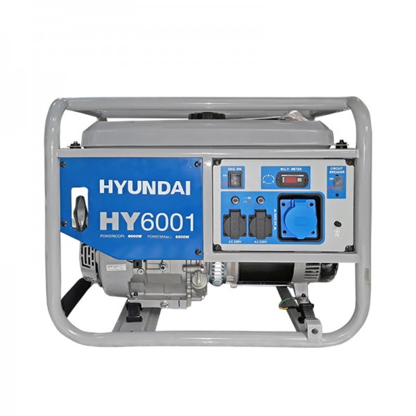 Generator de curent monofazic 6 kW Hyundai HY6001 (HY6001) Generator de curent monofazic 6 kW Hyundai HY6001 (HY6001)