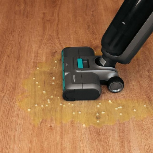 Aspirator vertical cu functie mop Cecotec FreeGo Wash&Vacuum Spray, 250W, Autonomie 30minute, 2 rezervoare, Baza cu autocuratare (05852)