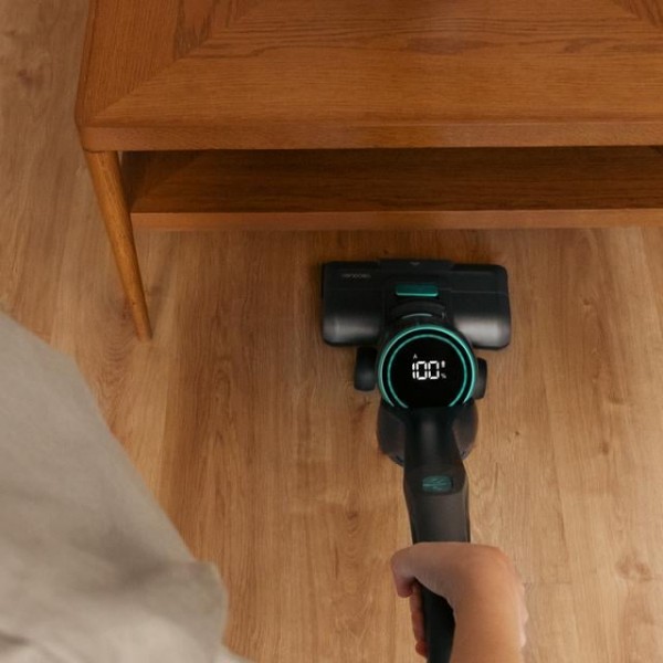 Aspirator vertical cu functie mop Cecotec FreeGo Wash&Vacuum Spray, 250W, Autonomie 30minute, 2 rezervoare, Baza cu autocuratare (05852)