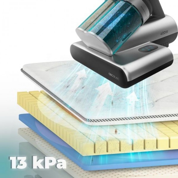 Aspirator UV de pat antiacarieni Cecotec Conga Rockstar 4000, 400W, 13000Pa, aer cald, depozit dublu (A01_EU01_100071)