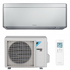 Aer conditionat Daikin Stylish Bluevolution 9000 BTU, Argintiu, Inverter, control Wi-Fi, Clasa A+++/A+++. 3 ani garantie (FTXA25CS-RXA25A8)