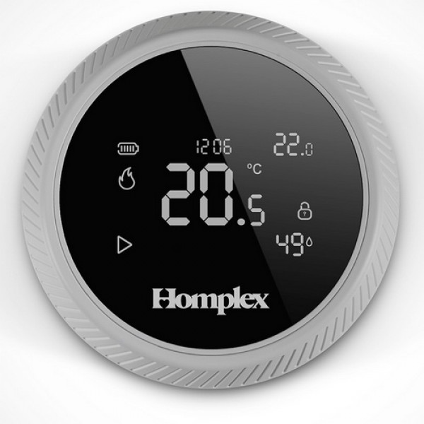 Termostat ambiental smart Homplex NX1 Graphite Gray (3714353)