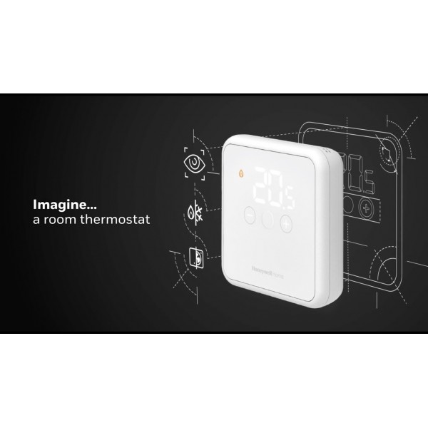 Termostat digital RF Honeywell DT4R Alb (DTS42WRFST20) Termostat digital RF Honeywell DT4R Alb (DTS42WRFST20)