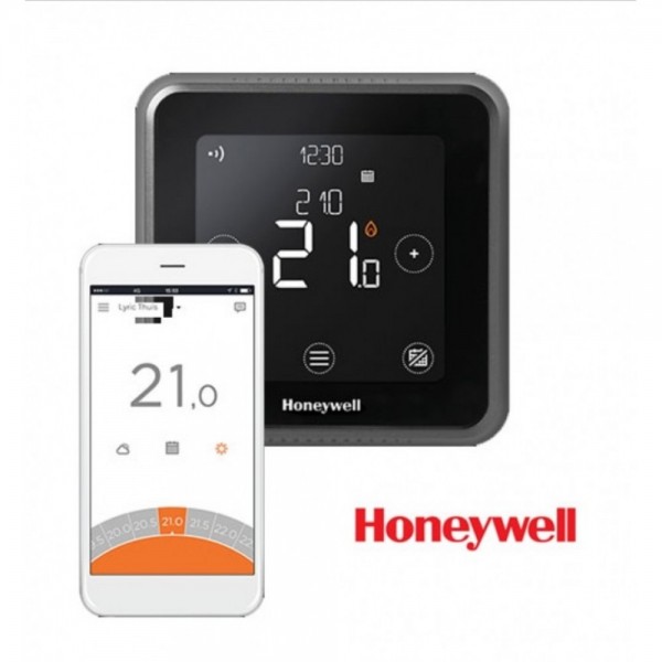 Termostat ambiental Honeywell T6R Lyric wireless, programabil, inteligent, conectare internet (Y6H910RW4055)