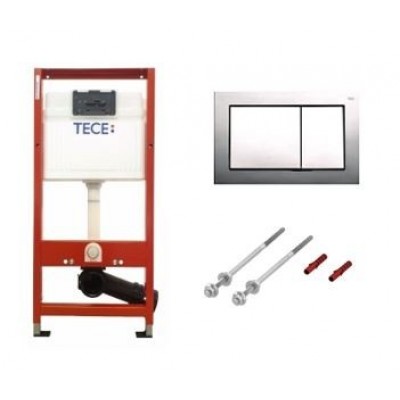 Modul WC TECEbase cu rezervor Base, incl. clapeta TECEbase crom lucios, izolatie si sist. fixare, H 1120mm (9400406)