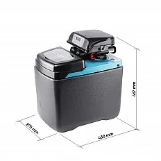 Stație compactă de dedurizare Ecosoft Core 110, valvă Clack DV, 11 litri rășină, debit 1,2 m³/h