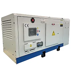 Generator de curent trifazat cu motor diesel Hyundai DHY60L, insonorizat, 53 kW