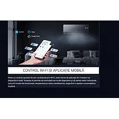 Aer Condiționat AUX CM-Smart 18.000 BTU – WiFi, Control Vocal Hello Lisa, A+++ / A++, R32