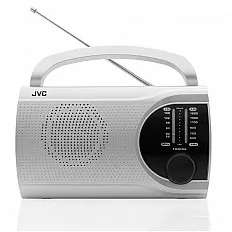 Radio JVC RA-E321B, tuner analogic FM/AM, mufa jack 3.5 mm pentru casti, negru