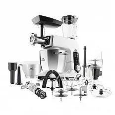 Robot de bucatarie ETA Gratus Kuliner II Origin 2038 90000, 1700 W, bol 6.7 litri + bol 3.5 litri, design integral din metal, LED, control tactil