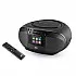 Radio cu CD JVC RD-E664B-DAB, 2x2.5W RMS, Bluetooth, USB, afisaj LCD, ceas, telecomanda, negru
