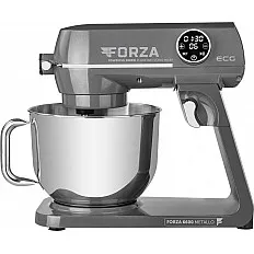 Robot de bucatarie ECG FORZA 6600 Metallo Scuro, 1800 W, 6,5 litri, LCD, sistem de amestecare planetar