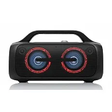 Boxa Portabila JVC XS-E643B, 60W, Bluetooth 5.3, baterie Litiu-ion 3,7V/10800mAh, TWS, IPX5, efecte luminoase, negru