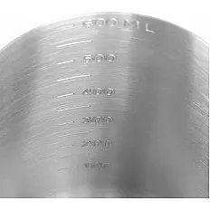Cana pentru spumarea laptelui ECG Milk Jug Lucido, 600ml, otel inoxidabil