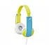 Casti JVC pentru copii HA-KD7-YNE, Over-ear, galben-albastru