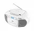 Radio cu casetofon si player CD JVC RC-E451W, 2 x 1.6 W RMS, FM, Bluetooth, USB, MP3, AUX IN, alb
