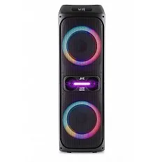 Sistem audio portabil JVC XS-EP514B, 150W (RMS), Acumulator 11.1 V/4 Ah (16 h), Bluetooth, USB, Radio FM, Microfon, AUX IN, Intrare chitara