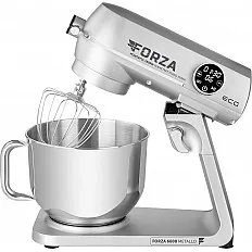 Robot de bucatarie ECG FORZA 6600 Metallo Argento, 1800 W, 6,5 litri, LCD, sistem de amestecare planetar