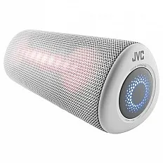 Boxa portabila JVC XS-E423G, 24 W, Bluetooth, IPX5, iluminare cu LED-uri, gri