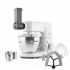 Robot de bucatarie ETA Gratussino III Smart 3023 90000, 1200 W, 4.5 litri, roti dintate metalice, gri/alb