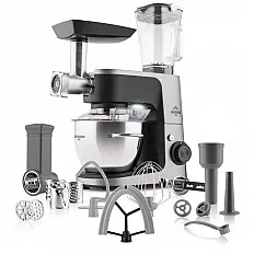 Robot de bucatarie ETA Gratussino III 3023 90020, 1200W, 4.5 litri, control continuu al vitezei + PULS, negru/gri