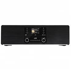 Radio cu CD JVC RD-E664B-DAB, 2x2.5W RMS, Bluetooth, USB, afisaj LCD, ceas, telecomanda, negru