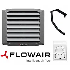 Aeroterma pe agent termic FLOWAIR LEO S3 - putere incalzire 1.7 - 32.7 kW cu suport si termostat inclus (51950)