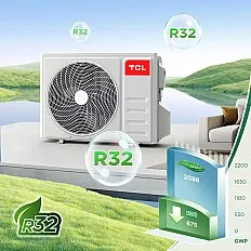 Aparat de aer conditionat TCL BreezeIN 9000 BTU, A++, AI Energy Saving, Purificare Ioni Bipolari lumina UVC, WiFi, Optimizat Incalzire, kit instalare (TAC-09CHSD/TPH21I-AI)